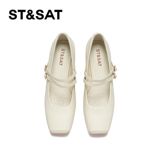 星期六简约方头粗跟玛丽珍SSC1111095 商品图12