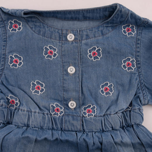 棉果果春秋季女童长袖连衣裙M122700218073 商品图3