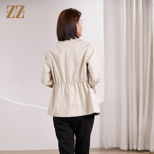 佐尔美春季新款 经典时尚短风衣外套女E33FD15 商品图4