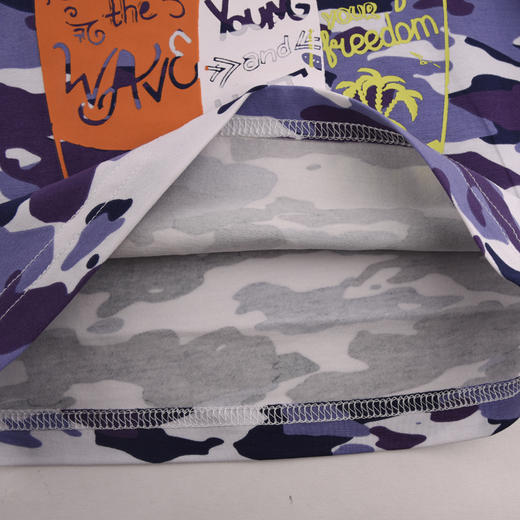 棉果果夏季男童氨棉汗布套头T恤M212140219292 商品图5