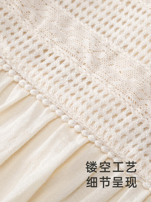 英氏短袖连体衣夏季透气女童可爱公主裙2024新款裙子YRLCJ2Q358A 商品图3