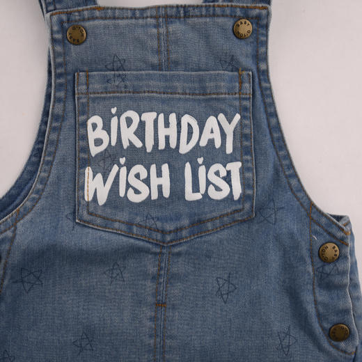 棉果果秋季男童女童梭织背带长裤M302204220462 商品图5