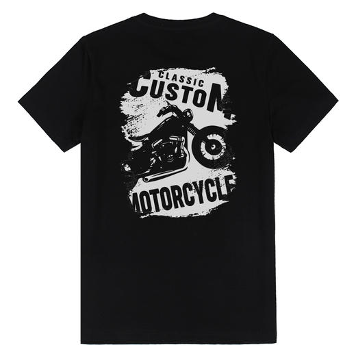 户外休闲男女款T恤短袖圆领合体基础老派机车motorcycles印花半袖 NMT-2111 商品图3