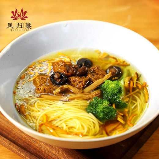 凤归巢有机龙须细面300g/盒（火龙果味、紫薯味、南瓜味、秋葵味、原味5种口味）汤面拌面 商品图3