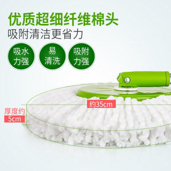 3M思高 旋转拖把 原装拖把头替换装(盒装袋装随机发) 商品图0