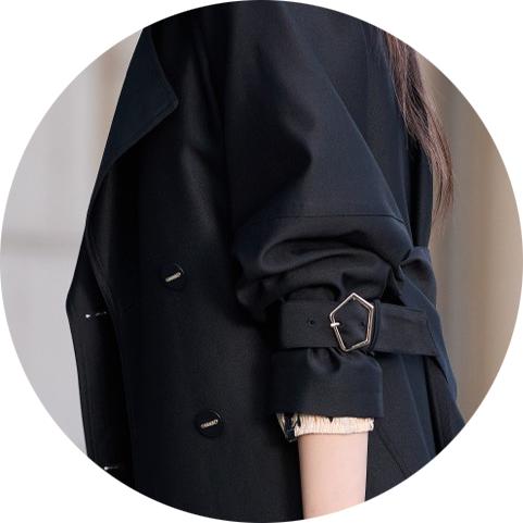 = 漆黑、弗肯红风衣HJ1D02 商品图9