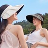 蕉下 百褶贝壳帽BM561丝绒黑胶防晒防紫外线大帽檐户外遮阳空顶帽 商品缩略图0