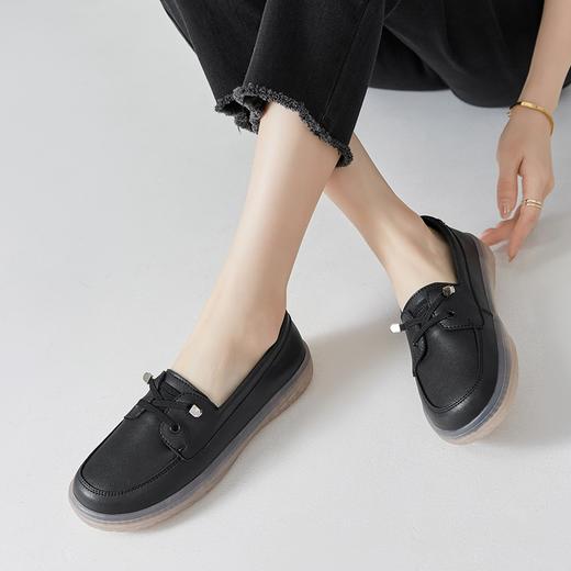 ZHR则则简约舒适平底小白鞋女2024新款厚底韩版运动鞋ins百搭女鞋休闲鞋子 商品图6