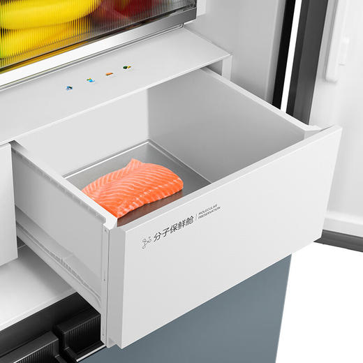 TCL528升十字双开门风冷冰箱 薄嵌系列 一级能效变频 底部散热 0缝隙嵌入 分子保鲜科技 R528P12-UQ 商品图7