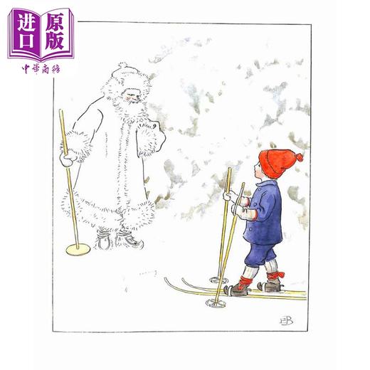 【中商原版】奥利的滑雪之旅 Elsa Beskow Ollies Ski Trip 英文原版 儿童绘本 图画故事书 精装中古绘本 进口童书 4-7岁 商品图3