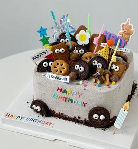 奥利奥小怪兽·奶油蛋糕