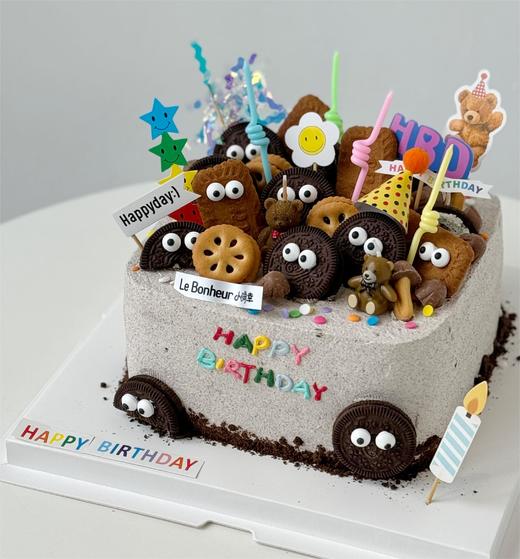 奥利奥小怪兽·奶油蛋糕 商品图0