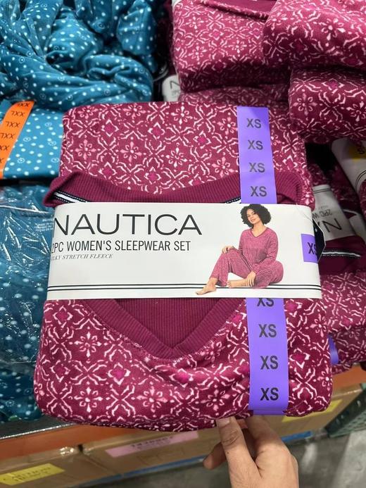 【costco清仓】Nautica/诺帝卡女士睡衣家居服长袖套装！美国代购，无中文标签，介意慎拍! H 商品图2