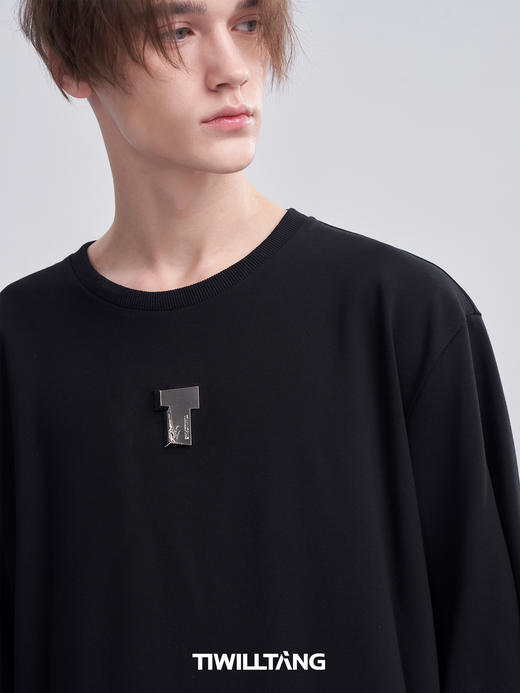 TIWILLTANG启世录“核烬裂逸”2.0臻智裂变体金属标出口品质T恤夏 商品图2