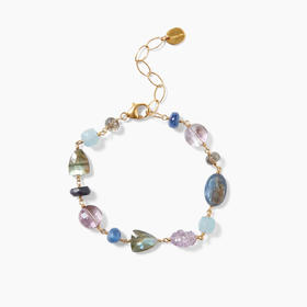 北京仓｜Chan Luu-MAEVE-海蓝宝石 拉长石 石英 手链［美国设计师］