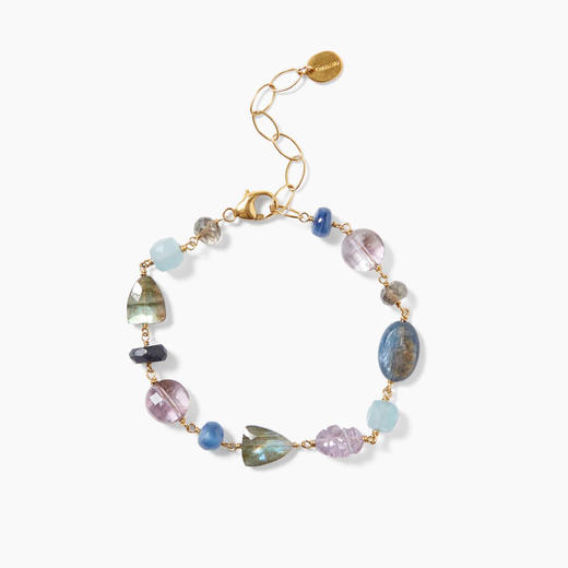 北京仓｜Chan Luu-MAEVE-海蓝宝石 拉长石 石英 手链［美国设计师］ 商品图0