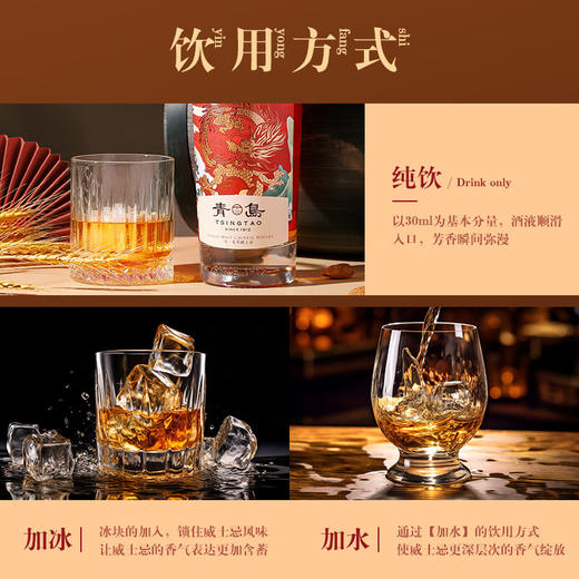青岛威士忌龙年生肖限定礼盒 酒+杯子 商品图3