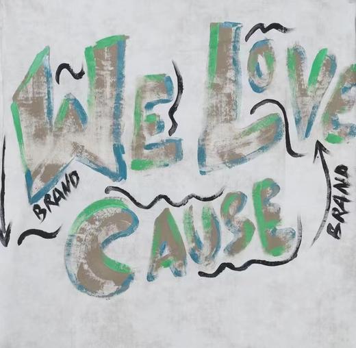 T5B67580夏季新款重工花图案印花短袖t恤男女宽松半袖体恤潮圆领时尚情侣 商品图3