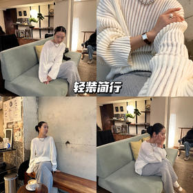 新品上身 | 🙅厚厚的冬外套终于被慵懒舒适的针织罩衫取代~