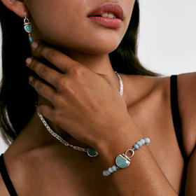 北京仓｜Chan Luu-LUNA-海蓝宝石 手链［美国设计师］