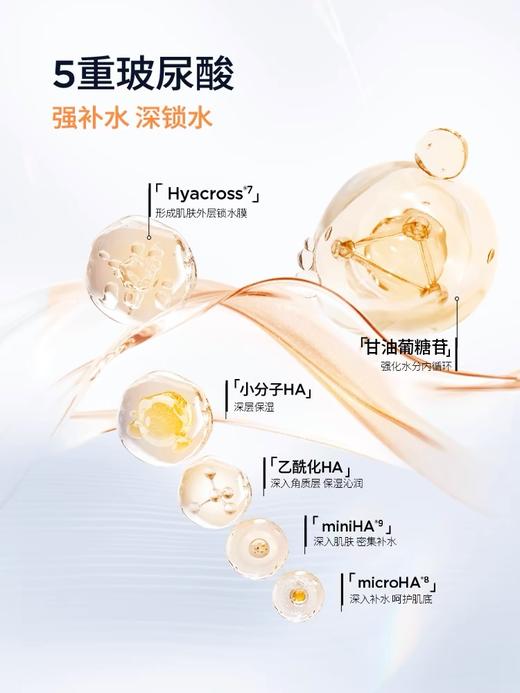 「香槟水」润百颜玻尿酸高保湿精粹水300ml，补水保湿 润泽肌肤  华熙生物玻尿酸香槟水二裂酵母烟酰胺爽肤水精华水 商品图4