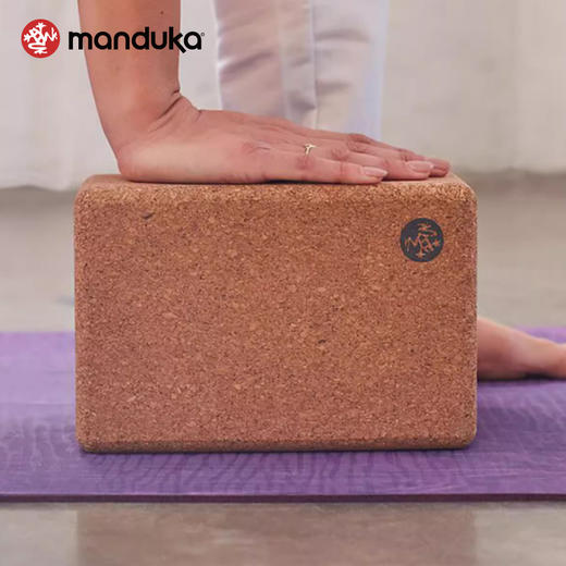 manduka 软木塞薄款瑜伽砖 商品图3