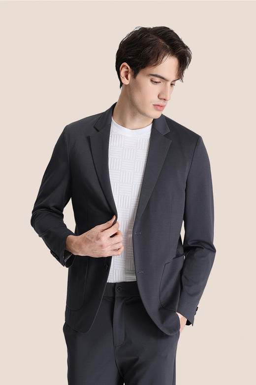 callisto深灰弹力混纺便西 STFJK253T 商品图0