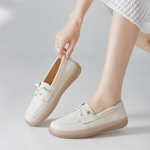 ZHR则则简约舒适平底小白鞋女2024新款厚底韩版运动鞋ins百搭女鞋休闲鞋子 商品图1