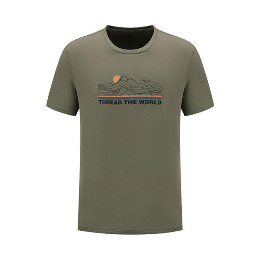 探路者男式功能短袖T恤TAJJAL81227 商品图0