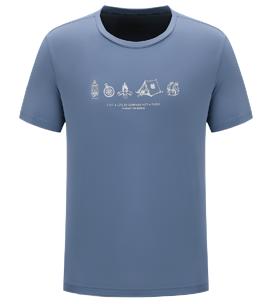 探路者男式功能短袖T恤TAJJAL81231 商品图0