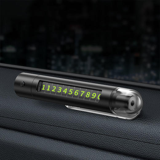 【一秒破窗】汽车安全救生锤车载破窗多功能玻璃逃生器停车号码牌安全锤 商品图3