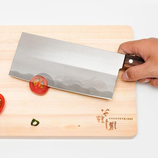 【仅一把无货退款】贝印关孙六系列中华片刀 防粘传统家用菜刀切肉刀若竹系列水果刀三德刀 商品图5