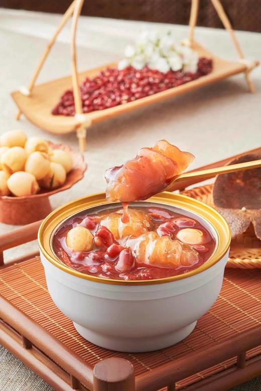十二夏天陈皮红豆沙花胶252G*6碗 商品图1