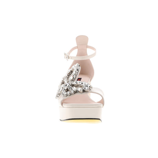 sheme马苏、赖美云同款蝶舞飞扬系列水晶蝴蝶粗跟女士凉鞋可定制 商品图2