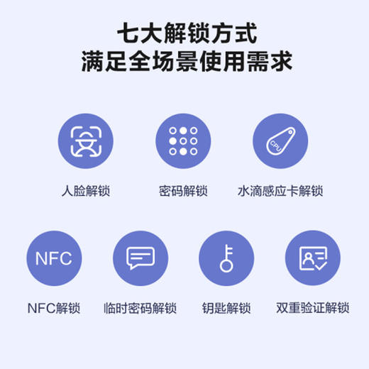 萤石 智能视频锁 DL30F 智能家用视频锁 商品图5