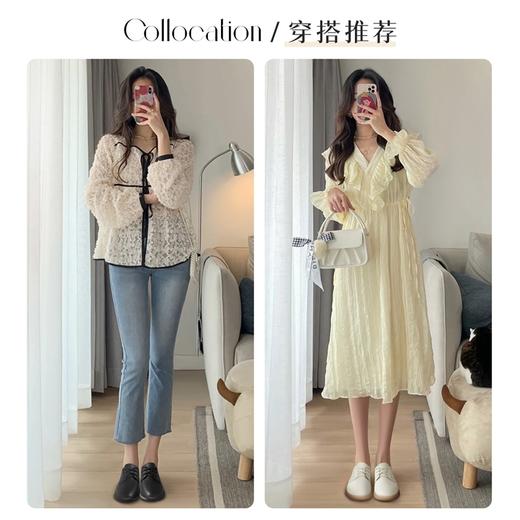 ZHR两穿单鞋女2024新款系带百搭英伦小皮鞋ins时尚女鞋子厚底圆头 商品图9