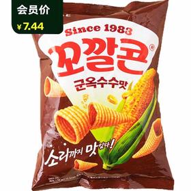 롯데군옥수수맛꼬깔콘군옥수수맛乐天脆脆角烤玉米味 67g