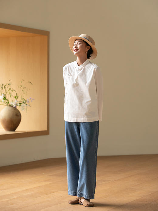 牧衣游 文艺牛皮单鞋百搭舒适凉鞋新款 夜莹【不支持会员折】 商品图2