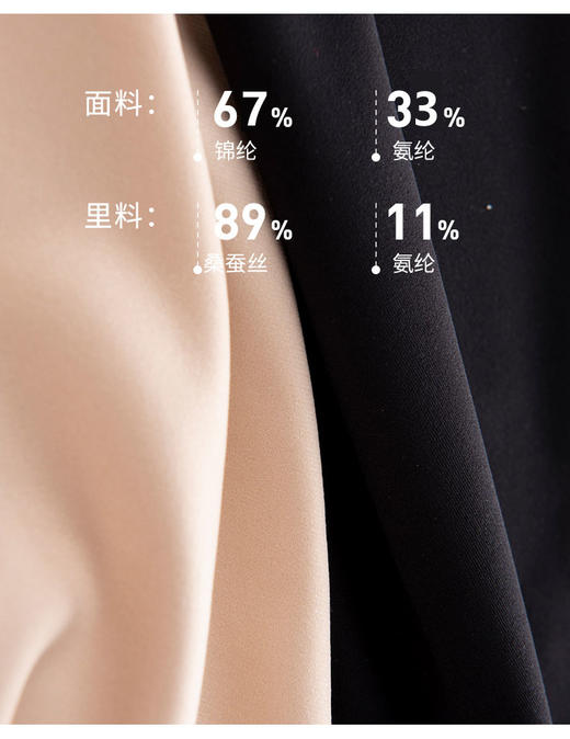 红颜周末小集市#『舒儿』宽肩带无痕美背,半固定杯垫,真丝内里,舒适无痕 商品图3