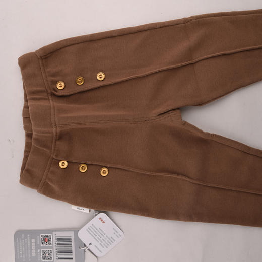 棉果果春秋款女童氨棉螺纹打底裤M322206218507 商品图2