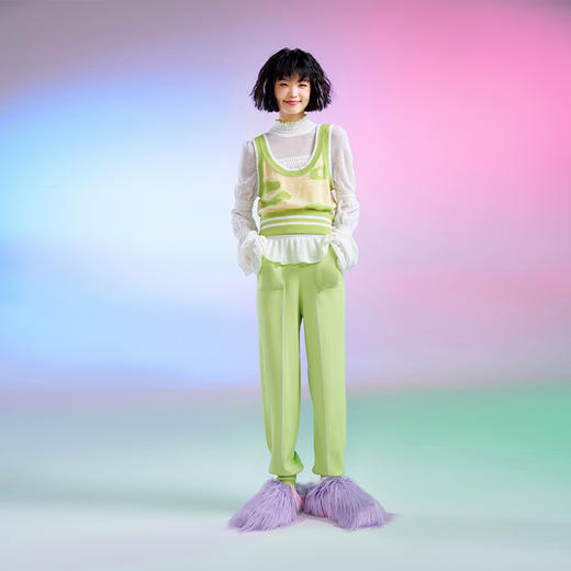 洲升CHAU·RISING	花瓣羊绒背心（预售15天） 商品图5