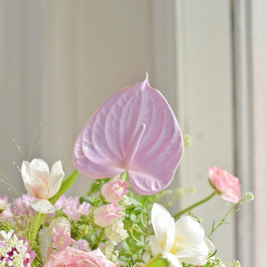 《莹灵盎然》春日感森系粉色系手提花篮 商品图8