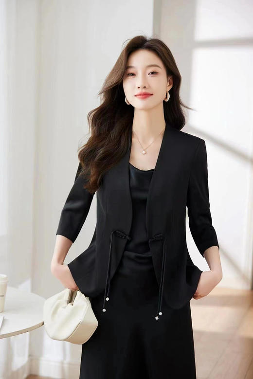 -皓色、漆黑色外套HJ1A51 商品图2