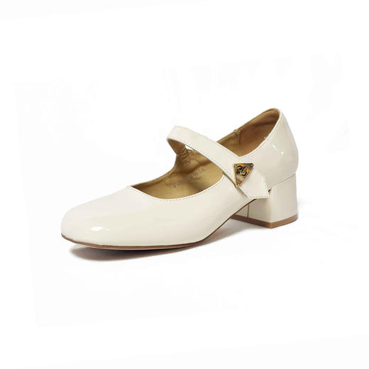 超值精选 | Safiya/索菲娅2024春夏时尚粗跟漆皮百搭单鞋玛丽珍SF33912233 商品图6