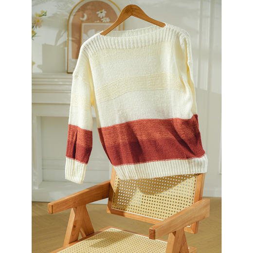 欧芮儿长袖慵懒风毛衣女套头新品宽松显瘦韩版网红上衣 商品图0