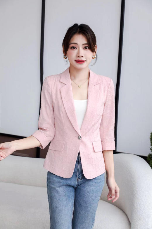 -凝脂色、漆黑色外套HJ1A52 商品图3