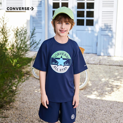 CONVERSE 夏 大童小童 短袖T恤 CNVN-TE-D928 商品图4