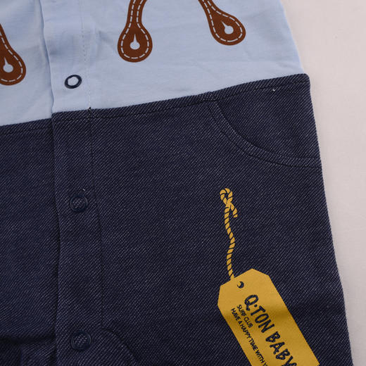 棉果果夏季男童婴童假两件连体衣M212722219301 商品图5