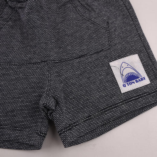 棉果果夏季男童色织条中裤短裤M212203419304 商品图4