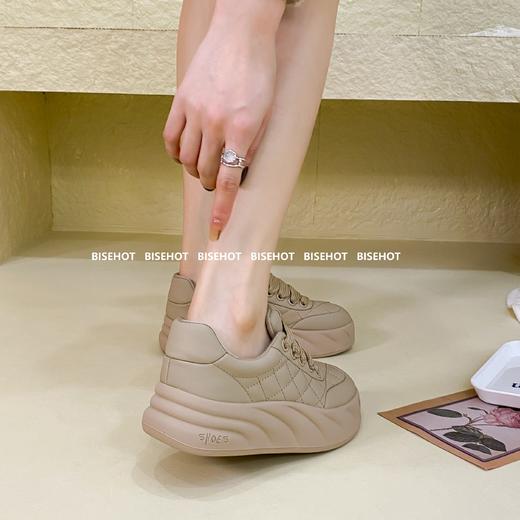 新品格子纹真皮百搭休闲面包鞋968B41529（W） 商品图8